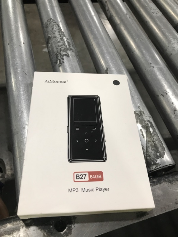 Photo 1 of 64GB MP3 Player with Bluetooth 5.2, AiMoonsa Music Player with Built-in HD Speaker, FM Radio, Voice Recorder, HiFi Sound, E-Book, Earphones Included
