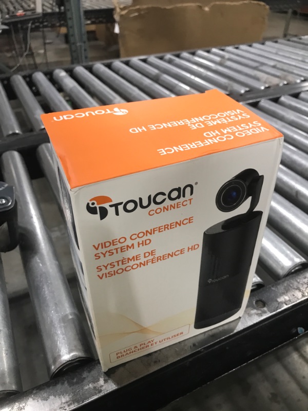 Photo 1 of TOUCAN Video Conference Camera with 4 Noise-Cancelling Mics, Speaker, Adjutable Camera, 1080p Detachable USB Webcam Plug and Play Works with Zoom, Microsoft Teams and More, for PC/Mac/Laptop