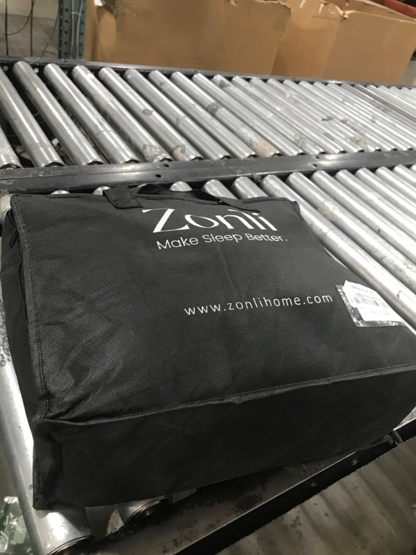 Photo 1 of ZonLi Weighted Blanket (60"x80", 15 lbs, Grey), Queen Size Weighted Blanket for Adults, High Breathability Heavy Blanket with Glass Beads