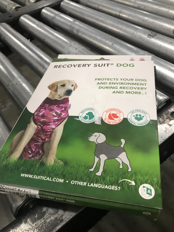 Photo 1 of Suitical Recovery Suit Dog, Medium, Pink Camouflage