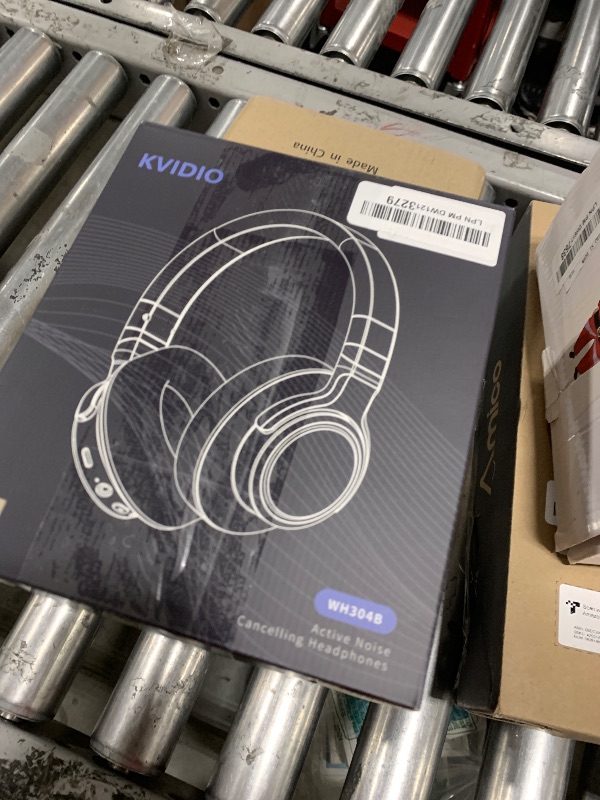 Photo 1 of KVIDIO Active Noise Cancelling Headphones, 70 Hours Playtime Bluetooth Headphones Wireless with Microphone, Transparency Mode, Deep Bass and Hi-Fi Stereo Sound Over Ear for Travel Office