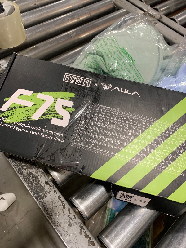 Photo 1 of EPOMAKER x Aula F75 Gasket Mechanical Keyboard, 75% Wireless Hot Swappable Gaming Keyboard with Five-Layer Padding&Knob, Bluetooth/2.4GHz/USB-C, RGB (Green, Crescent Switch)