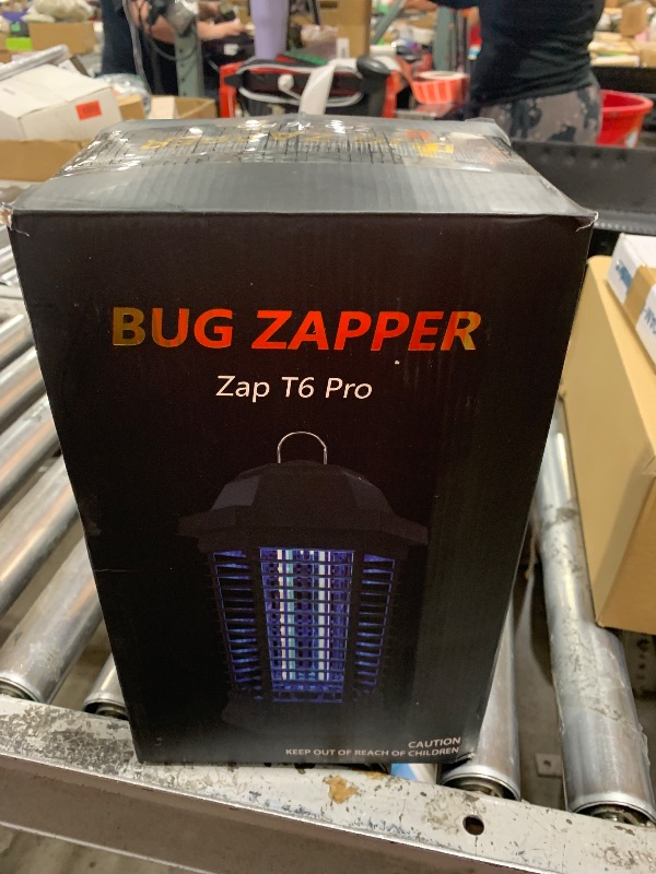 Photo 1 of GOOTOP Bug Zapper Outdoor, Mosquito Zapper, Electric Fly Zapper, Mosquito Killer, Fly Traps, 3 Prong Plug, Flying Insects Zapper Indoor Outdoor 90-130V, 4200V, ABS Plastic Outer (Black)