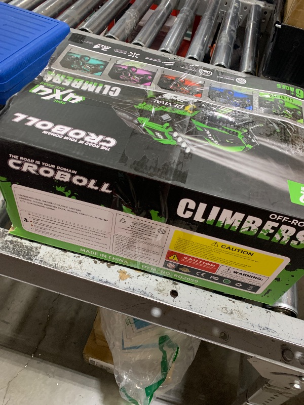 Photo 1 of CROBOLL 1:12 Large RC Cars for Boys with Upgraded Lifting Function, 2.4GHz 4WD Remote Control Car Toy Gifts 20km/h Monster Truck for Kids, All Terrain RC Truck for 60Min Play(Green)
