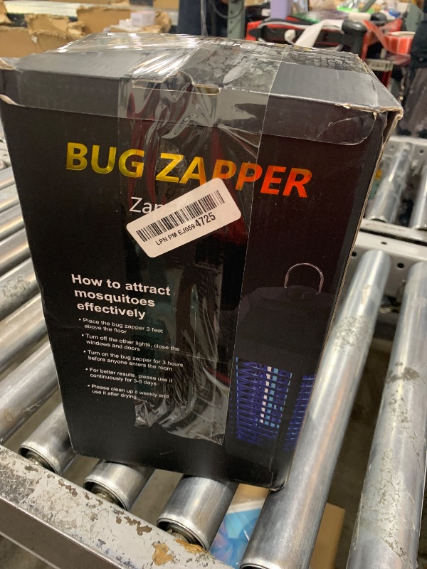 Photo 1 of GOOTOP Bug Zapper Outdoor, Mosquito Zapper, Electric Fly Zapper, Mosquito Killer, Fly Traps, 3 Prong Plug, Flying Insects Zapper Indoor Outdoor 90-130V, 4200V, ABS Plastic Outer (Black)
