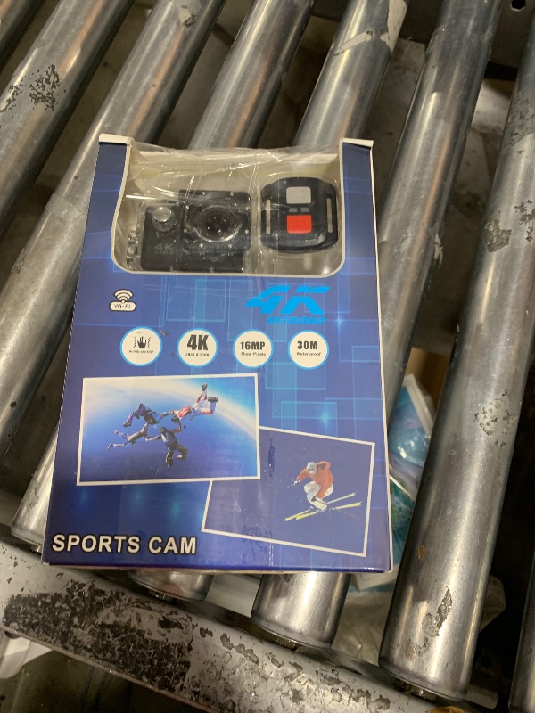 Photo 1 of Pro Xtreme 4K Action Camera - Ultra HD Waterproof Camera Video Camera with Wi-Fi, 170° Wide Angle Lens, Image Stabilization, Multiple Mounting Options - Perfect Underwater Camera Snorkeling