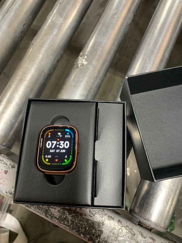Photo 1 of Smart Watches for Women, IP68 Waterproof, Alexa Built-in, 1.83" HD Customizable Display, Heart Rate, Blood Oxygen, Sleep, Weather Updates, Fitness Tracker for Android & iOS, Glod