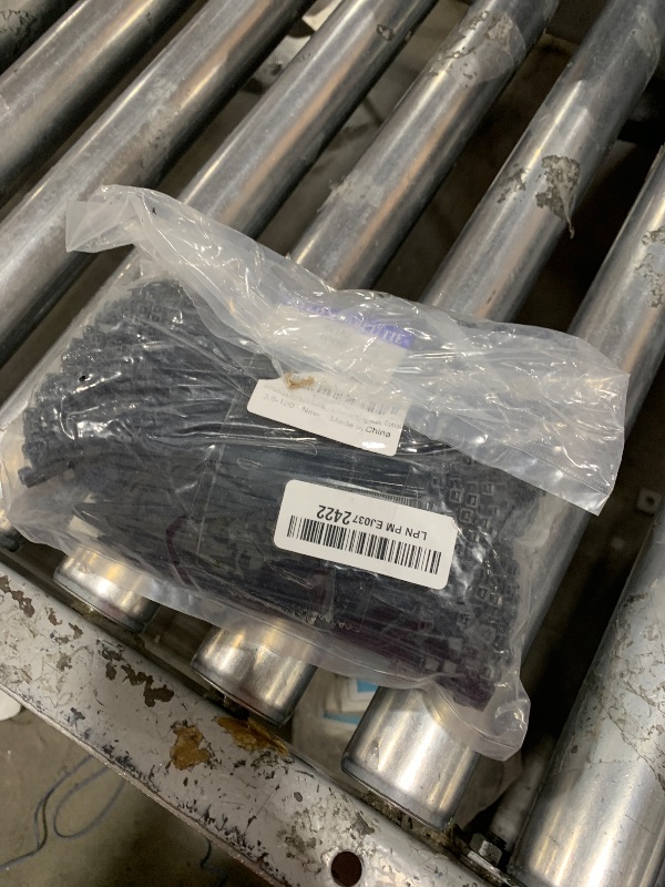 Photo 1 of 1000Pcs Black Zip Ties 6 Inch Bulk Small Cable Ties 6 In Heavy Duty Outdoor 40lbs, Mini Nylon Wire Ties 1000 Pack, Plastic Zip Tie Wraps, Zipties