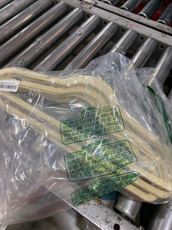 Photo 1 of Amazon Basics Slim, Velvet, Non-Slip Suit Clothes Hangers, Ivory/Beige- Pack of 30