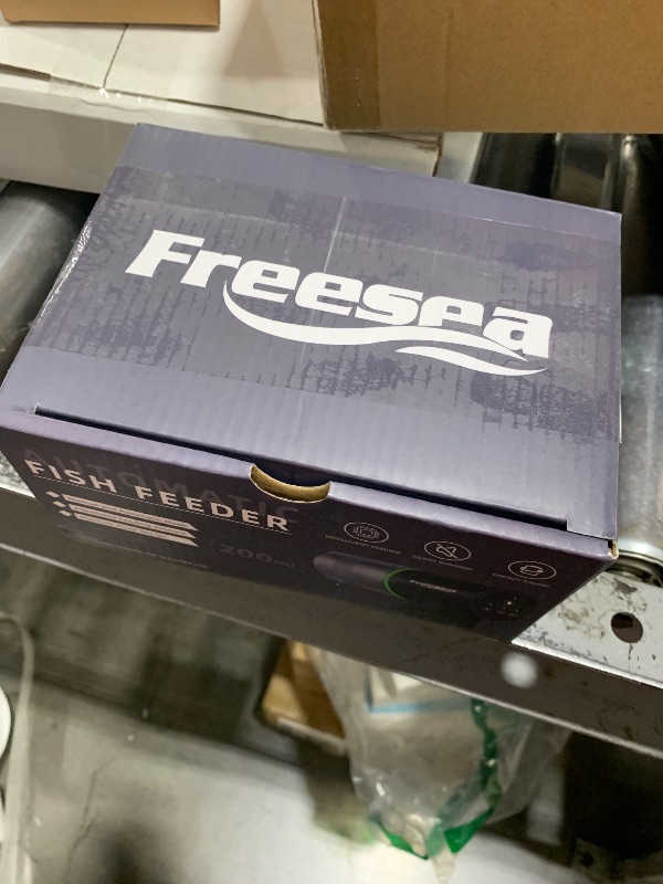 Photo 1 of FREESEA Automatic Fish Feeder for Aquarium: Auto Fish Food Dispenser with Timer for Small Tank Betta Turtle - Battery Vacation Self Feeding for Flakes