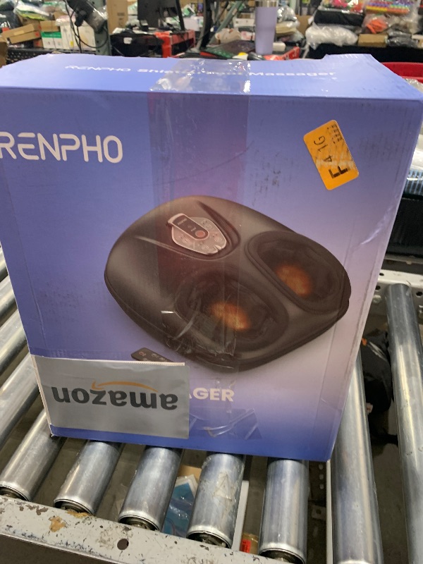 Photo 1 of RENPHO Foot Massager Machine with Heat [2025 Upgraded], FSA HSA Eligible, Foot Massager for Plantar Fasciitis, 3 Heat Levels, Fathers Day Dad Gifts for Women Mom, Wireless Control, True Feet Massage
