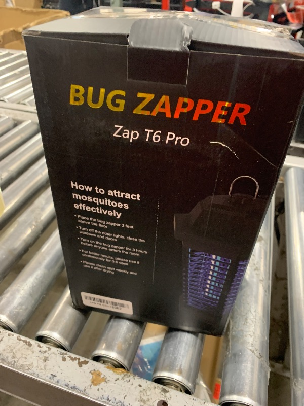 Photo 1 of GOOTOP Bug Zapper Outdoor, Mosquito Zapper, Electric Fly Zapper, Mosquito Killer, Fly Traps, 3 Prong Plug, Flying Insects Zapper Indoor Outdoor 90-130V, 4200V, ABS Plastic Outer (Black)