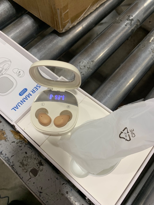 Photo 1 of Hearing Aids for Seniors Latest 16-Channel Digital OTC Rechargeable Hearing Aid with Intelligent Noise Reduction,Superior Sound Quality Voice Broadcast,3 Modes,5 Levels of Volume Adjustment-Super Mini
