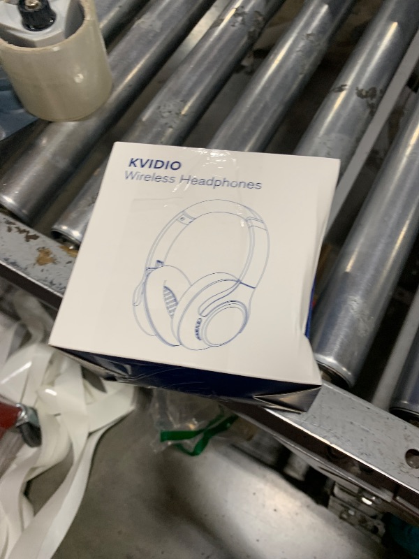Photo 1 of KVIDIO Bluetooth Headphones Over Ear, 65 Hours Playtime Wireless Headphones with Microphone, Foldable Lightweight Headset with Bass and Stereo Sound