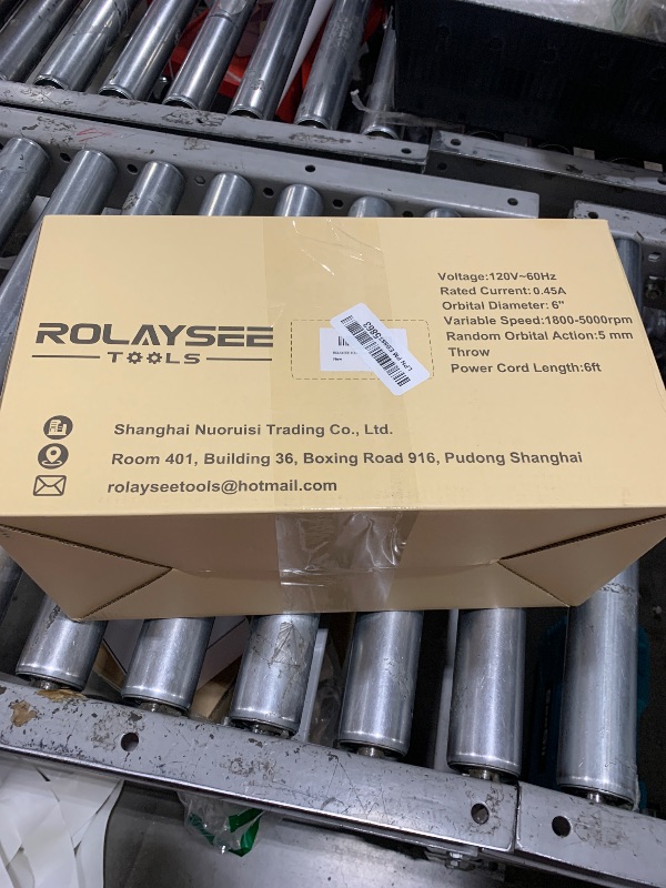 Photo 1 of 6 Inch Car Buffer Polisher, Random Orbital Variable Speed Buffer Waxer Machine Kit with 3 Buffing and Polishing Bonnets, Electric Buffer Polisher for Car Detailing and Waxing, ROLAYSEE TOOLS