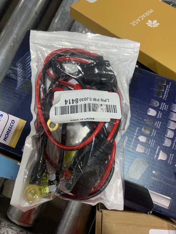 Photo 1 of 2Pcs 16 AWG Wire Harnesses is Compatible with NOCO GC008 X-Connect and M6 (1/4in) XL Ring terminals.Suitable for NOCO Genius 1 and NOCO Genius 2 with Battery Chargers Connecting.