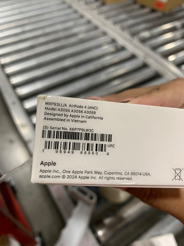 Photo 1 of Apple AirPods 4 Wireless Earbuds, Bluetooth Headphones, with Active Noise Cancellation, Adaptive Audio, Transparency Mode, Personalized Spatial Audio, USB-C Charging Case, Wireless Charging, H2 Chip