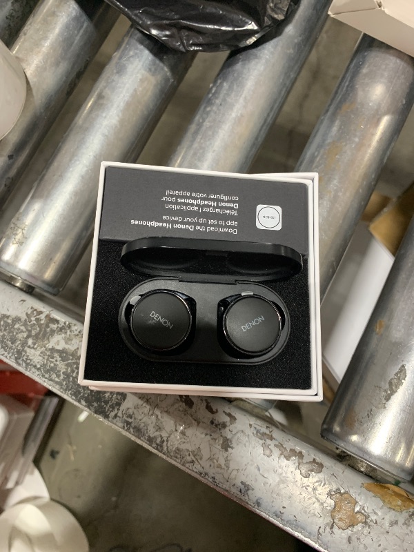 Photo 1 of Denon PerL Pro True Wireless Earbuds - Adaptive Active Noise Cancelling, Personalized Sound with Masimo Adaptive Acoustic Technology, Spatial Audio, Long-Lasting Battery, Wireless Charging, Black