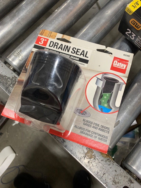 Photo 1 of Oatey Drain Seal for 3 Inch General Purpose Floor Drain, Black