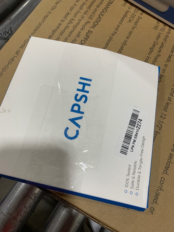Photo 1 of Capshi 8K 4K DisplayPort Cable 1.4, 6.6FT DP Cord (VESA Certified, 8K@60Hz, 4K@144Hz, 2K@240Hz/165Hz), 32.4Gbps High Speed Display Port Cable for Gaming Monitor, HDR/FreeSync/G-Sync, Braided, Grey