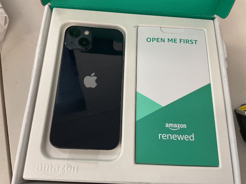 Photo 1 of Apple iPhone 13, 128GB, Midnight - Unlocked (Renewed Premium)