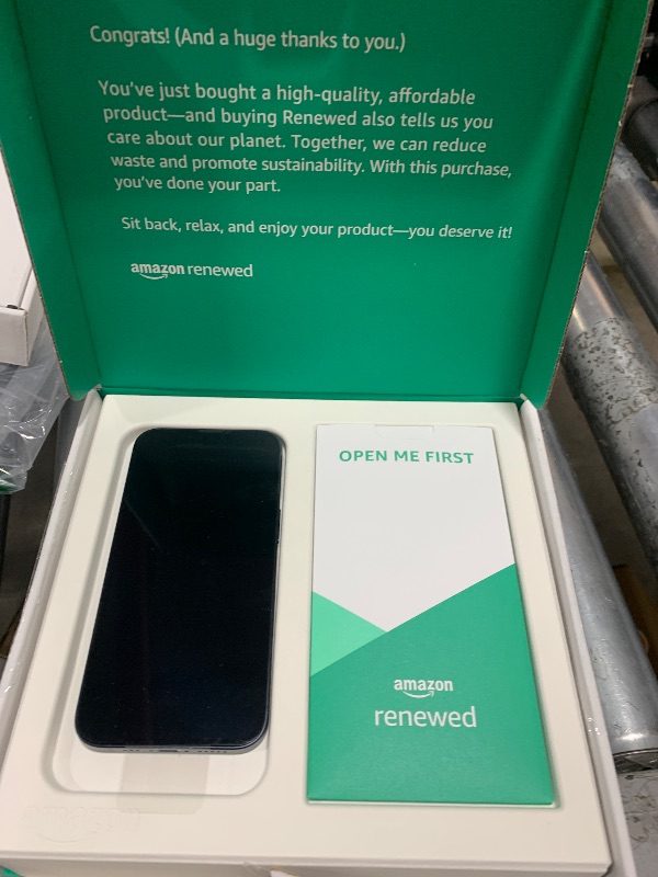 Photo 1 of Apple iPhone 13, 128GB, Midnight - Unlocked (Renewed Premium)