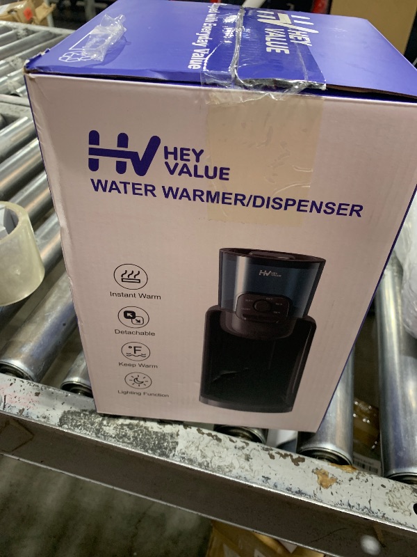 Photo 1 of Water Warmer, HEYVALUE Baby Bottle Warmer, Formula Maker with Night Light, 4 Temperature Control & 72H Keep Warm, Detachable Tank, Instantly Dispenses Warm Water, Feed Baby More Easier and Healthier