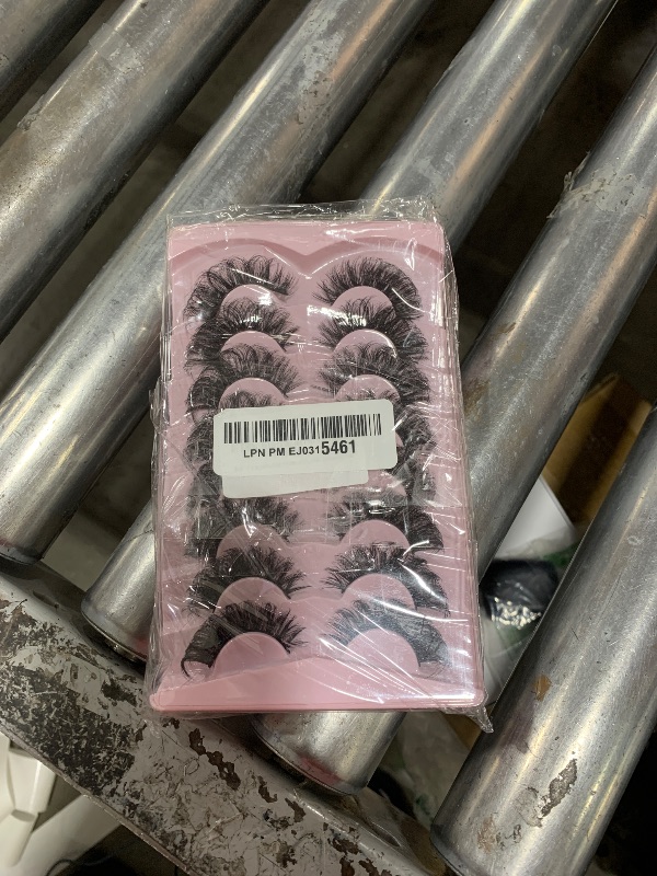 Photo 1 of Gmagictobo False Eyelashes Fluffy Cat Eye Lashes Pack Natural Look 3D Faux Mink Lashes Fox Eye Fake Eyelashes 8 Pairs