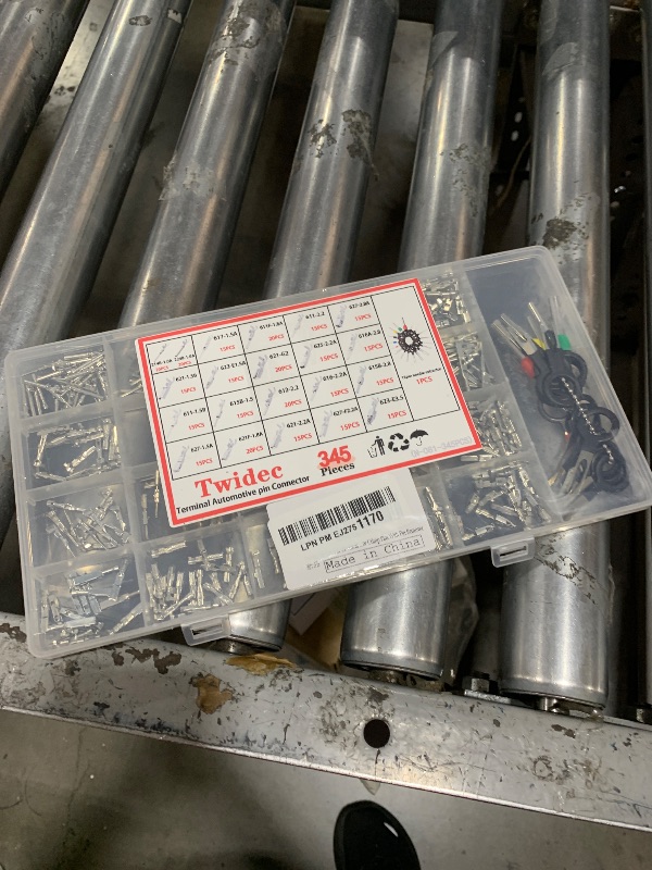 Photo 1 of Twidec/345Pcs Car Electrical Wire Terminal Pins Connector Kit 1/1.5/1.8/2.2/2.8/3.5mm Male Female Connector Pins Terminal Automotive Wire Connector Crimp Pins With Pin Remover