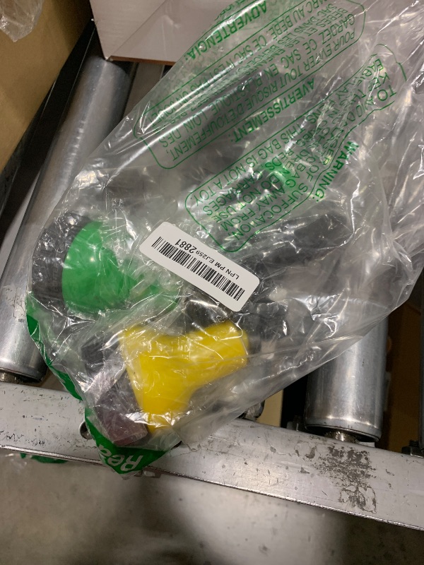 Photo 1 of Besiter Garden Hose Nozzle Sprayer: 2 Pack 10 Watering Patterns Water Hose Spray Nozzles for Garden Hose Heavy Duty Hose Head Hose Attachment for Garden Hose YellowGreen