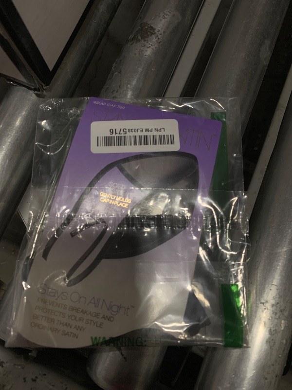 Photo 1 of Stay On Satin Wrap Cap, Assorted 1 Count
