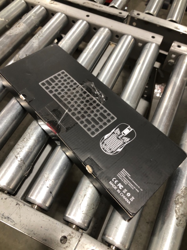 Photo 1 of RedThunder K84 Wireless Keyboard and Mouse Combo, Rainbow Backlit Rechargeable Battery, 75% Layout TKL Ultra Compact Gaming Keyboard & Lightweight 3200 DPI Honeycomb Optical Mouse (Black)