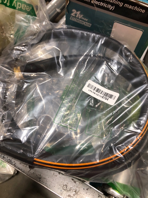 Photo 1 of Atlantic Female to Female Heavy Duty Garden Hose 5 ft x 5/8 Inch Black Water Hose Short Connection Leader Hose (5 Feet Female-Female)