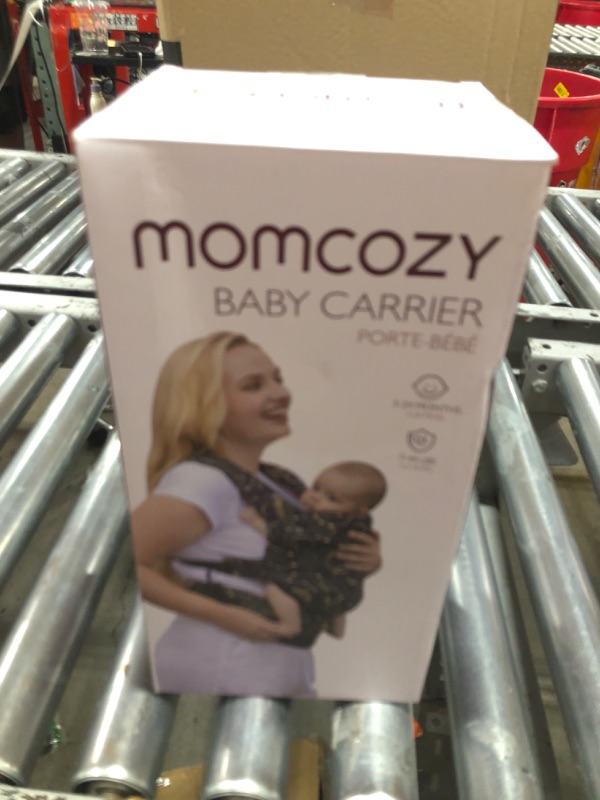 Photo 1 of Momcozy Baby Carrier - Ergonomic, Cozy and Lightweight Carrier for 7-44lbs, Effortless to Put On, Ideal for Hands-Free Parenting, Enhanced Lumbar Support, Purehug for Infant to Toddler, Black