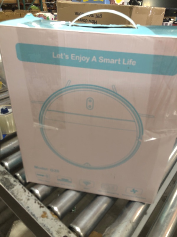 Photo 1 of Kilgone Robot Vacuum and Mop Combo, App/Alexa Control, Smart Robot Vacuum Cleaner, Ultra-Thin, Automatic Recharge Robotic Vacuum Cleaner for Pet Hair/Carpet/Hard Floor