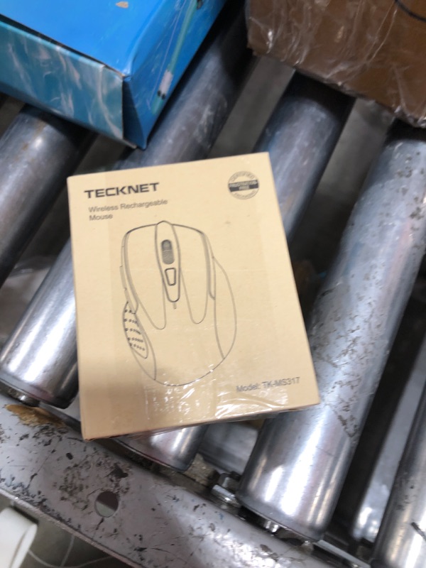 Photo 1 of TECKNET Wireless Mouse (BT5.0/3.0 & 2.4G) Rechargeable 4800 DPI Silent USB A & Bluetooth Mouse 6 Buttons, Wide Compatibility - Lavender