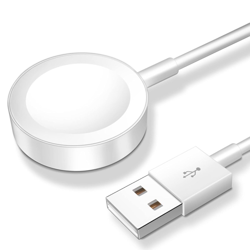 Photo 1 of ???? ???????? for Apple Watch Charger Magnetic Fast Charging Cable [Portable] Magnetic Wireless Charging Compatible with iWatch Series Ultra/10/9/8/7/6/SE/5/4/3/2-[3.3FT] White