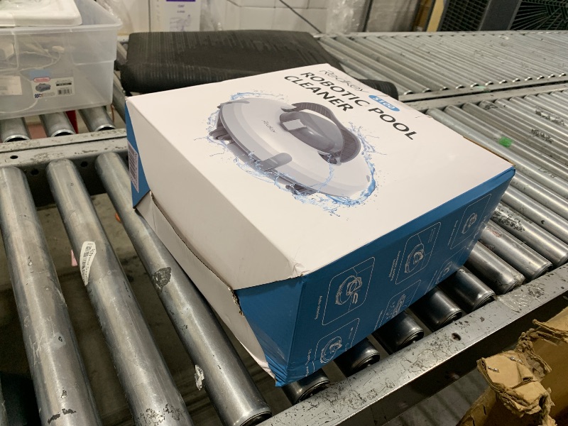 Photo 1 of S100 Cordless Robot Pool Cleaner, Last 130Min, 18° Slope Angle, Automatic Pool Vacuum for Above Ground Pools, Self-Parking Pool Cleaner with Filter Basket, Pool Robot Up to 1100 sq.ft
