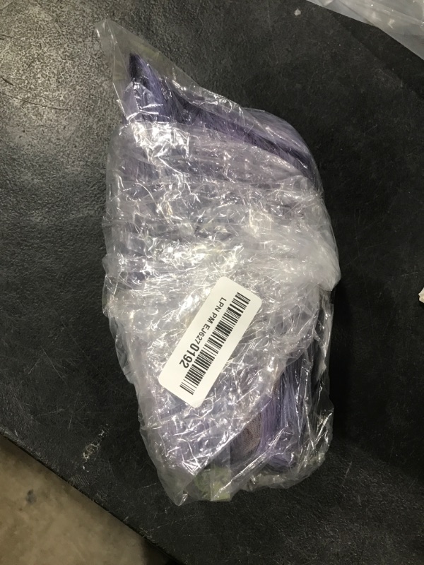 Photo 1 of 16 Inch Lilac Bob Wigs Silky Straight Glueless 13x4 Swiss Lace Front Bob Wigs Virgin Human Hair Invisible Lace Bleached Knots with Baby Hair Purple Bob Pre Plucked for Women(Could be Restyled)