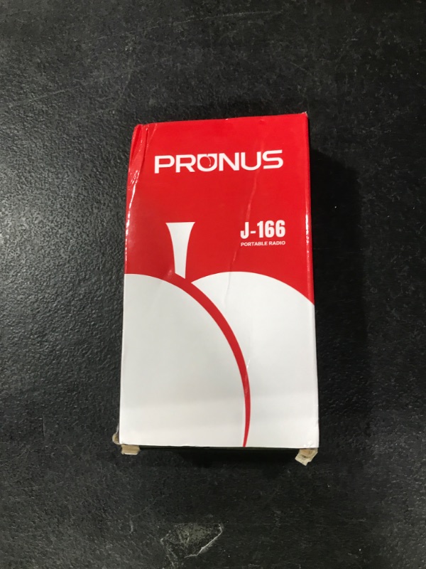 Photo 1 of PRUNUS J-166 Portable Radio AM FM, Battery Operated Radio with Tuning Light, Back Clip, Excellent Reception, AM FM Radios Portable, Transistor Radios