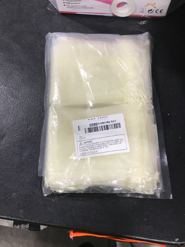 Photo 1 of Volanic 100PCS 4X6 Inch Sheer Organza Bags with Drawstring for Candy Jewelry Party Wedding Favor Gift