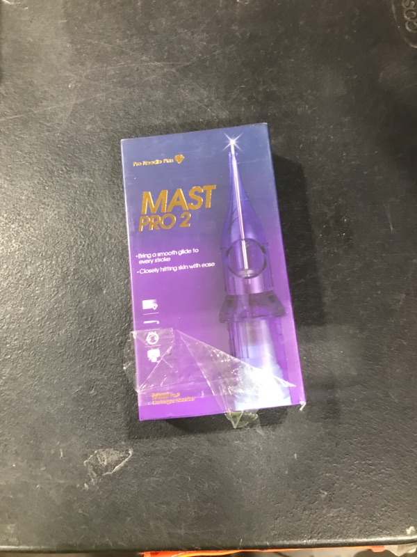 Photo 1 of Mast Pro2 Tattoo Needles Cartridges, Pro Needles Pins for Super Aritsts, 20 Count, Disposable Round Liner 1209RL