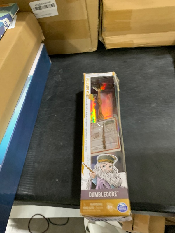 Photo 1 of Wizarding World Harry Potter, 12-inch Spellbinding Albus Dumbledore Magic Wand with Spell Card, Easter Basket Gifts, Kids Toys for Ages 6 and up