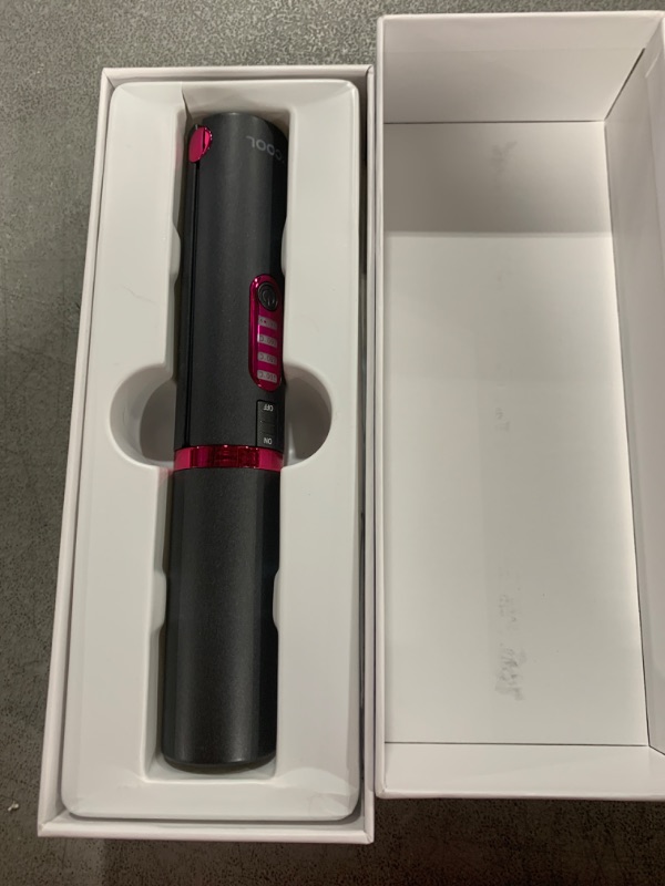 Photo 1 of XCOOL Cordless Hair Straightener and Curler 2 in 1, Mini Curling Iron Straightener Combo with 5000mAh Battery, Portable Ceramic Flat Iron for Travel, USB-C Rechargeable, 15s Fast Heating, Gray
