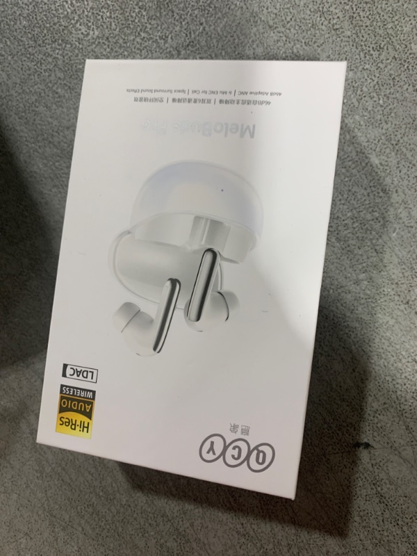 Photo 1 of QCY MeloBuds Pro Aadptive Hybrid Active Noise Cancelling Wireless Earbuds, Reduce Noise by Up to 99%, Bluetooth 5.3 Wireless LDAC Hi-Res Audio, 34H Playtime, Comfortable Fit, Custom EQ via App