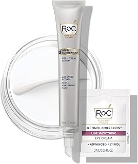Photo 1 of RoC Derm Correxion Lip Volumizer - Lip Plumper Peptide Treatment + Hyaluronic Acid & Vitamin E with Line Smoothing Eye Packette