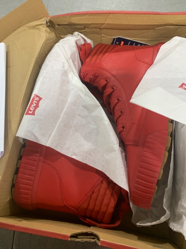 Photo 1 of Levi's Women's Casual Sneaker, Red, 7