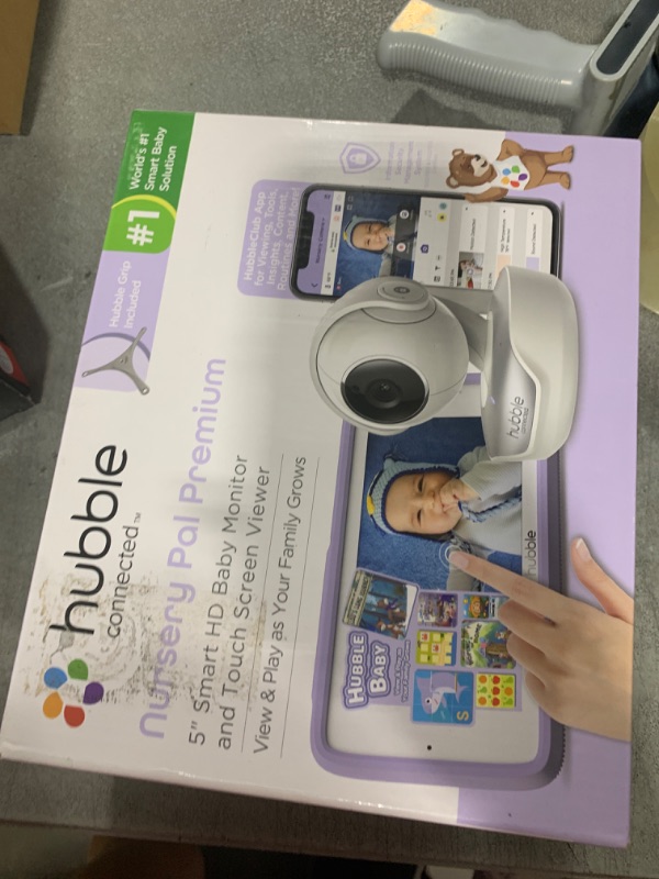 Photo 1 of Hubble Connected Nursery Pal Premium, 5” Smart HD Baby Monitor with Touch Screen Viewer