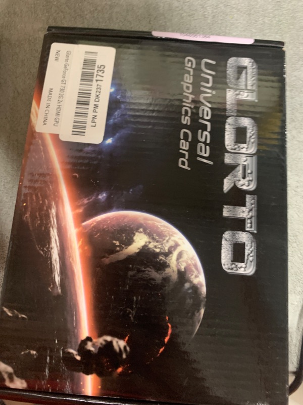 Photo 1 of Glorto GeForce GT 730 2G Low Profile Graphics Card, 2X HDMI, VGA, DDR3, PCI Express 1.0 x16, Entry Level GPU for PC, SFF and HTPC