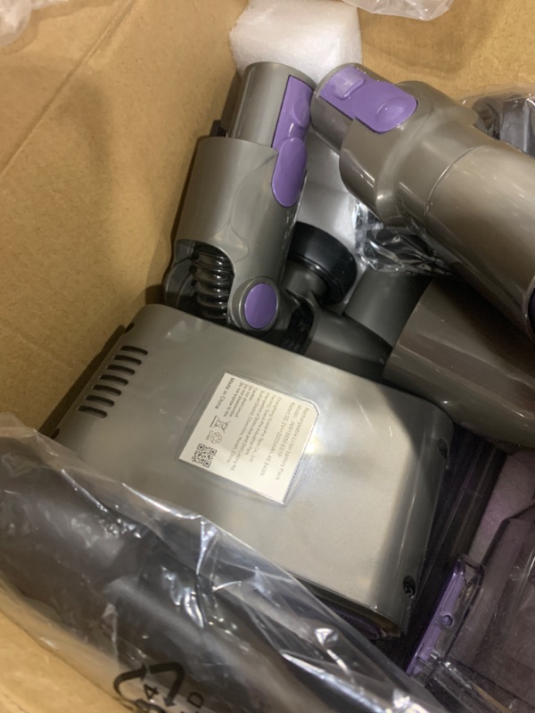 Photo 1 of WLOTPO Vacuum Cleaners for Home,Cordless Vacuum Cleaner with Powerful Suction,Stick Vacuum Cleaner Rechargeable,Up to 35 Mins,Lightweight Vacuum for Pet Hair,Carpet,Floor(Purple)